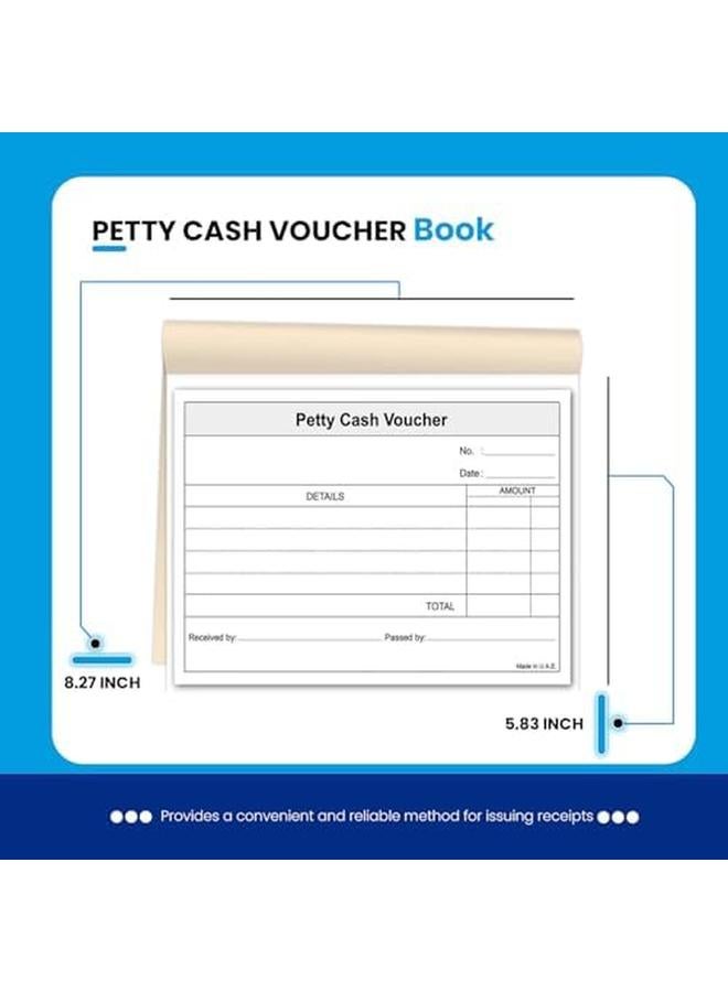 مارك دفتر قسيمة المصروفات النثرية مقاس A5 50 ورقة - Image 2