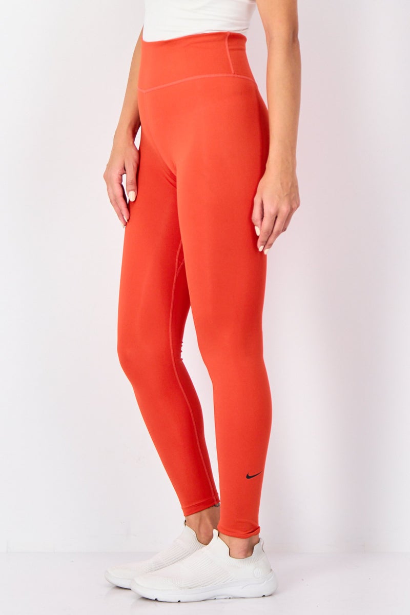 Nike Women Tight Fit Training Leggings, Light Red - Image 4