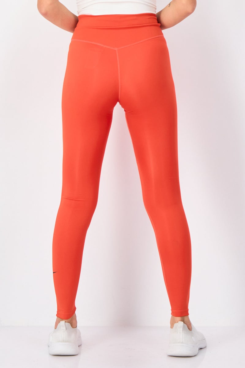 Nike Women Tight Fit Training Leggings, Light Red - Image 2