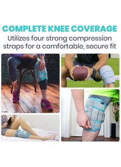 Generic Knee Ice Pack Wrap, Heat Support Strap for Arthritis Pain, Tendonitis, Athletic Injury, Osteoarthritis, Meniscus and Patella Surgery  - Image 3