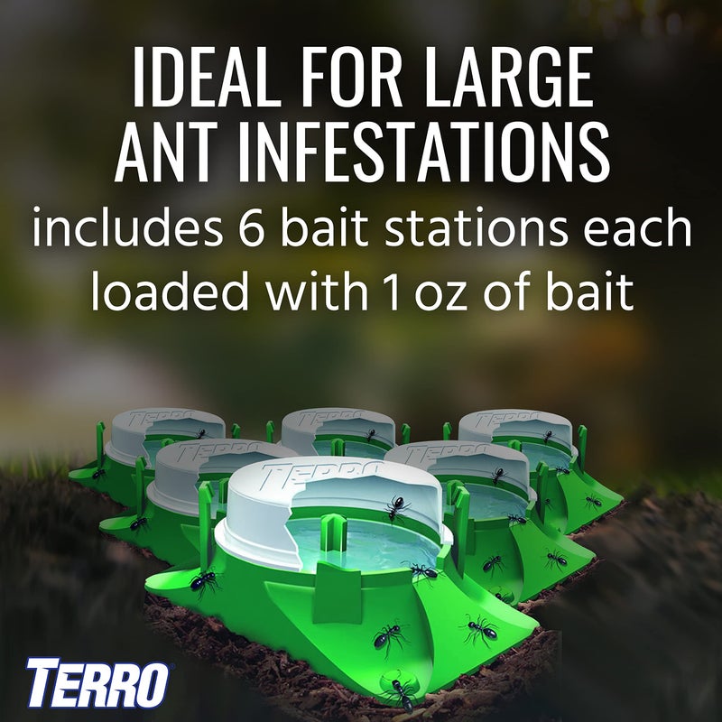 TERRO T1804SR Outdoor Ready-to-Use Liquid Ant Bait Killer and Trap - Kills Common Household Ants - 8 Bait Stations - Image 5