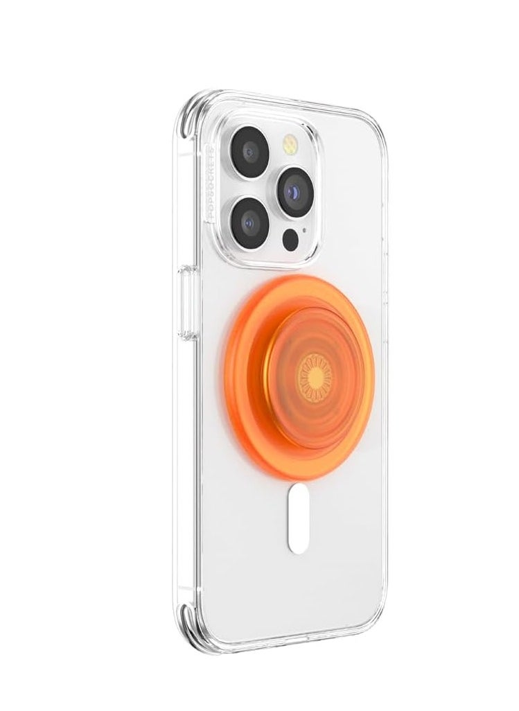 PopGrip Round for MagSafe - Adapter Ring for MagSafe Included - Extendable Handle and Stand for Smartphones and Cases with Removable Top - Orange Zest - pzsku/Z558CFAFDCFBE78782A01Z/45/1742788235/3f70bc15-2999-4b23-bbe1-4820756e9c0d