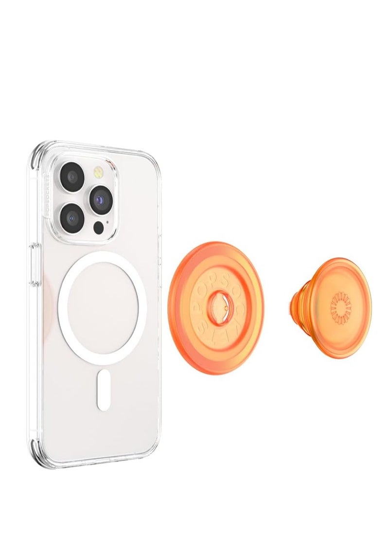 PopGrip Round for MagSafe - Adapter Ring for MagSafe Included - Extendable Handle and Stand for Smartphones and Cases with Removable Top - Orange Zest - pzsku/Z558CFAFDCFBE78782A01Z/45/1742788250/95ef5f27-8f69-488e-b371-2f2d2a676dc6