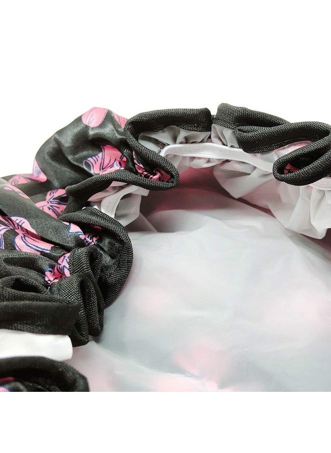 allydrew Llydrew Reusable Women'S Waterproof Shower Caps For Long Hair Kitties  - Image 5