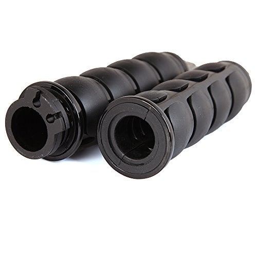 MISS MOLY Pair of 1" Dual Black Motorcycle Bar End Hand Grips Handlebar for Cruisers Harley Yamaha Suzuki - Image 5