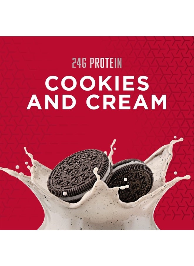 BSN SYNTHA-6 Edge Protein Powder, with Hydrolyzed Whey, Micellar Casein, Milk Protein Isolate, Low Sugar, 24g Protein, Cookies N Cream, 28 Servings  - Image 3