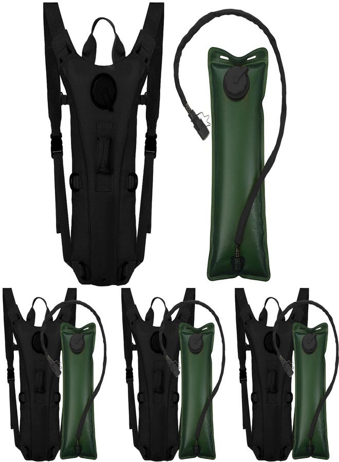 Liliful 4 Pcs Hydration Pack Backpack with 3 Liter Water Bladder Tactical Hiking Water Backpack with Hydration Bladder Military Daypack for Hiking Cycling Climbing - Image 1