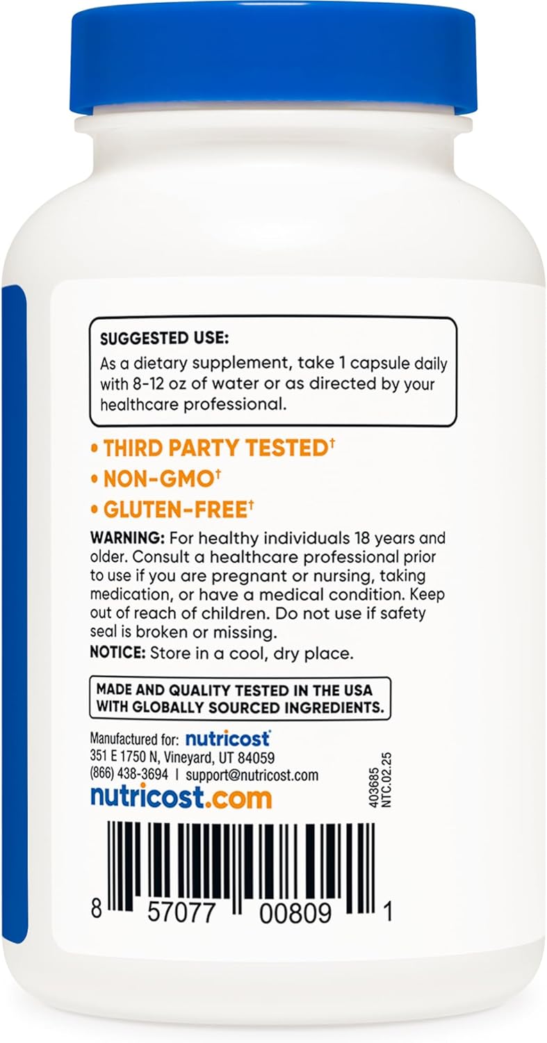 Nutricost Blueberry Extract 8000mg Equivalent from 160mg of 501 Extract 180 Capsules  Vegetarian Gluten Free and NonGMO - Image 4
