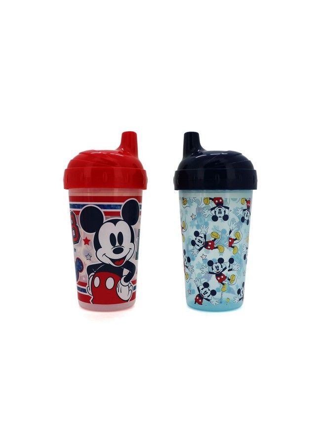 Cudlie Disney Baby Boy 2 Pack 10 Oz Hard Spout Sippy Cup For Toddler Varsity Mickey - Image 2