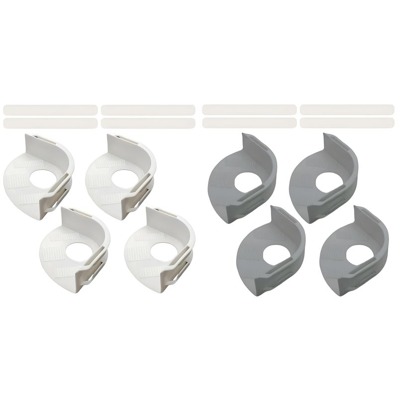 Bed Sheet Fasteners - 4-Piece Elastic Mattress Sheet Holder Straps and Corner Grippers - Image 2