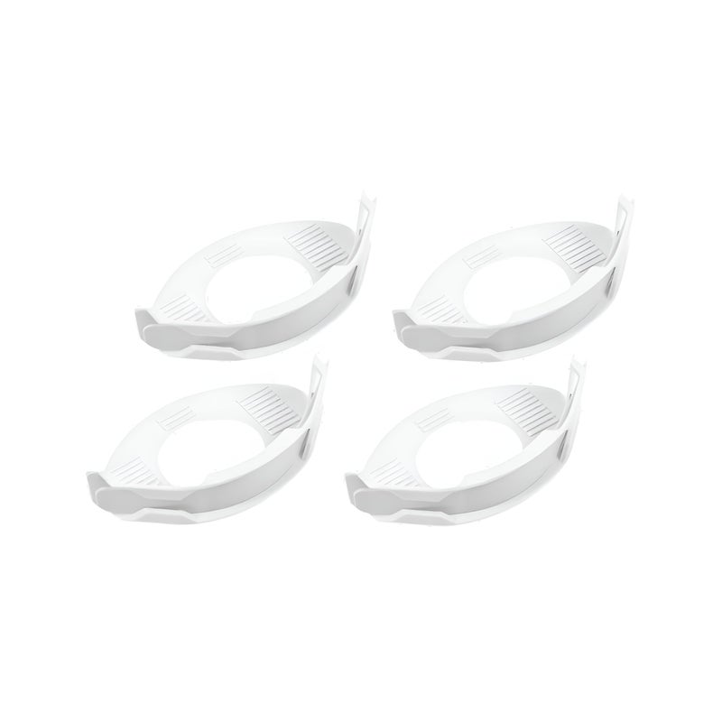 Bed Sheet Fasteners - 4-Piece Elastic Mattress Sheet Holder Straps and Corner Grippers - Image 1