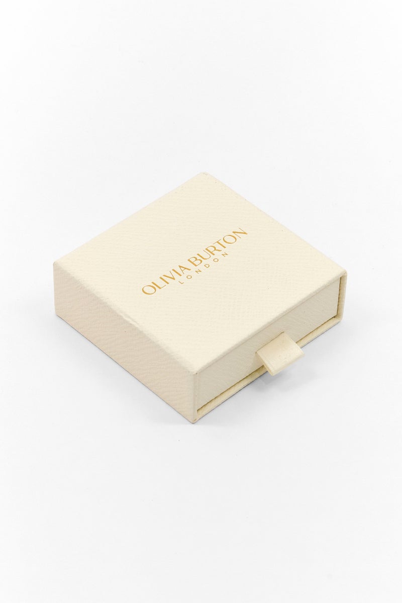OLIVIA BURTON Women Minima Bee Carnation Gold Stud Earrings, Rose Gold  - Image 3