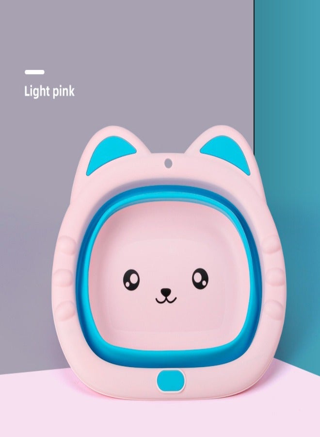 بيلانينا حوض الاستحمام القابل للطي للأطفال بشكل قطة: محمول وسهل التخزين - Image 2