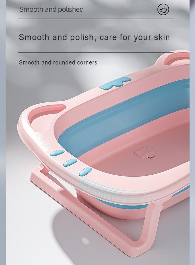 بيلانينا حوض الاستحمام القابل للطي للأطفال بشكل قطة: محمول وسهل التخزين - Image 3