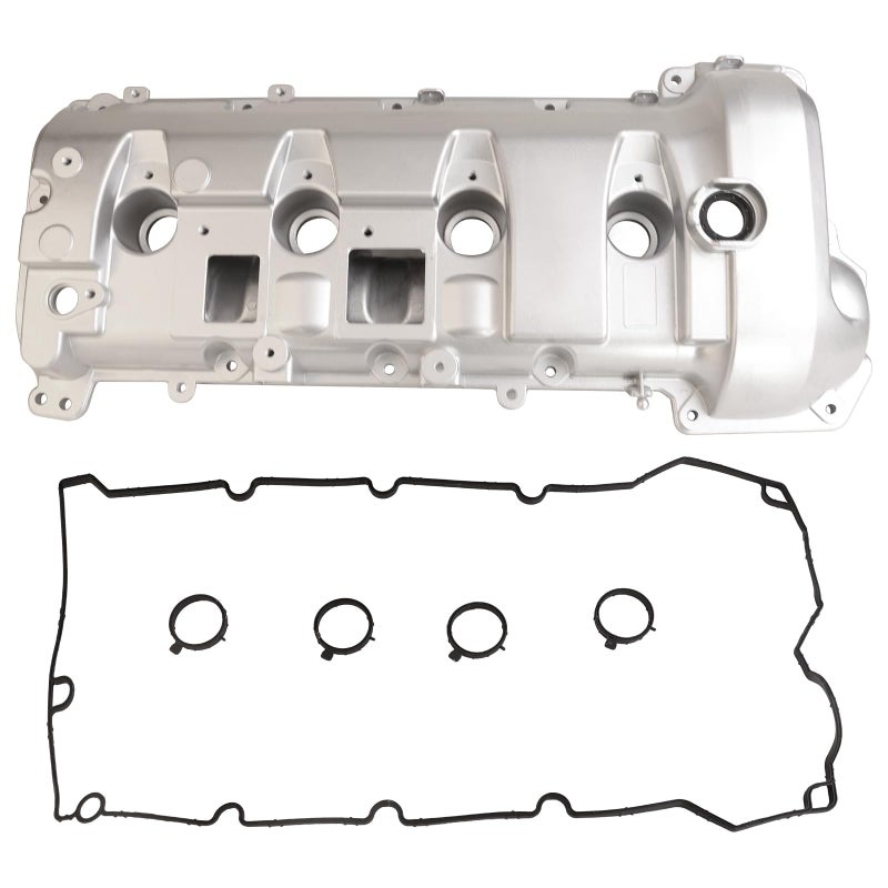 Aluminum Engine Left Driver Valve Cover Compatible with 20102018 Porsche Panamera Cayenne Turbo 48L 8 cyl Gas