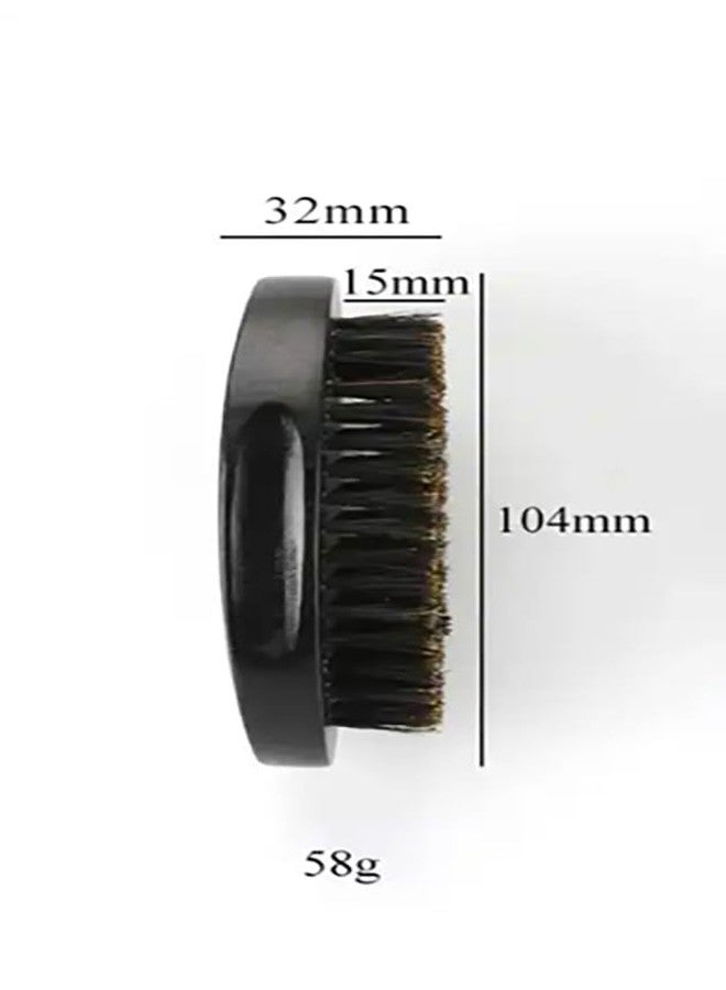 TOPMED ETS Portable Black Soft Bristle Hair Beard Brush - Image 5