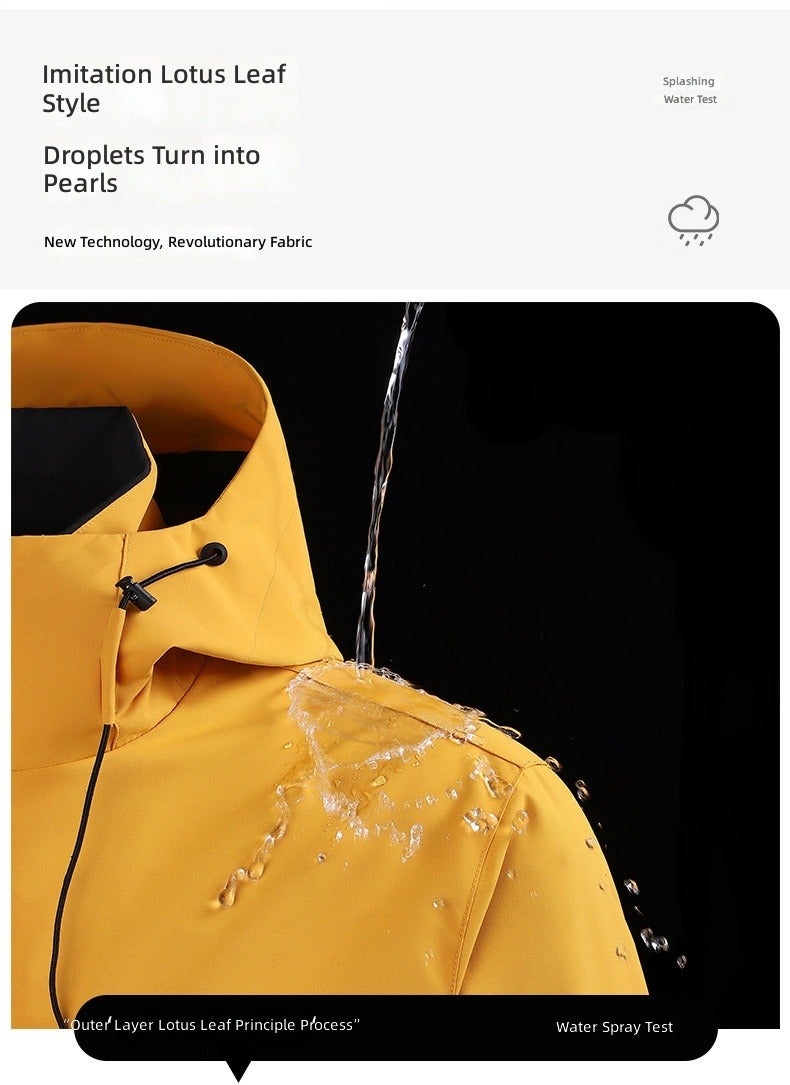 3-in-1 Windproof Waterproof Outdoor Jacket for Men and Women - Image 3
