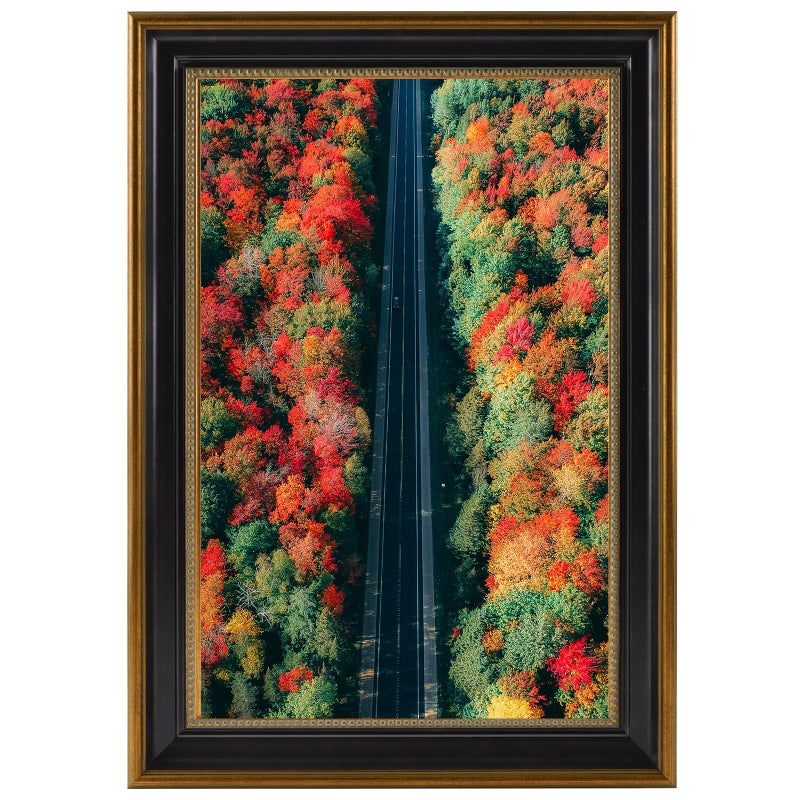 Space Art Deco 11x17 Ornate Picture Frame Without Mat for 11x17 PhotoShatterResistant Glass Sawtooth Hangers Wall Mount DisplayColor BlackOrnate Gold