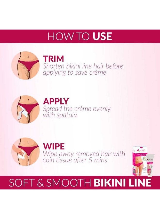 everteen Bikini Line Hair Remover Creme Natural For Women (100G)  - Image 4