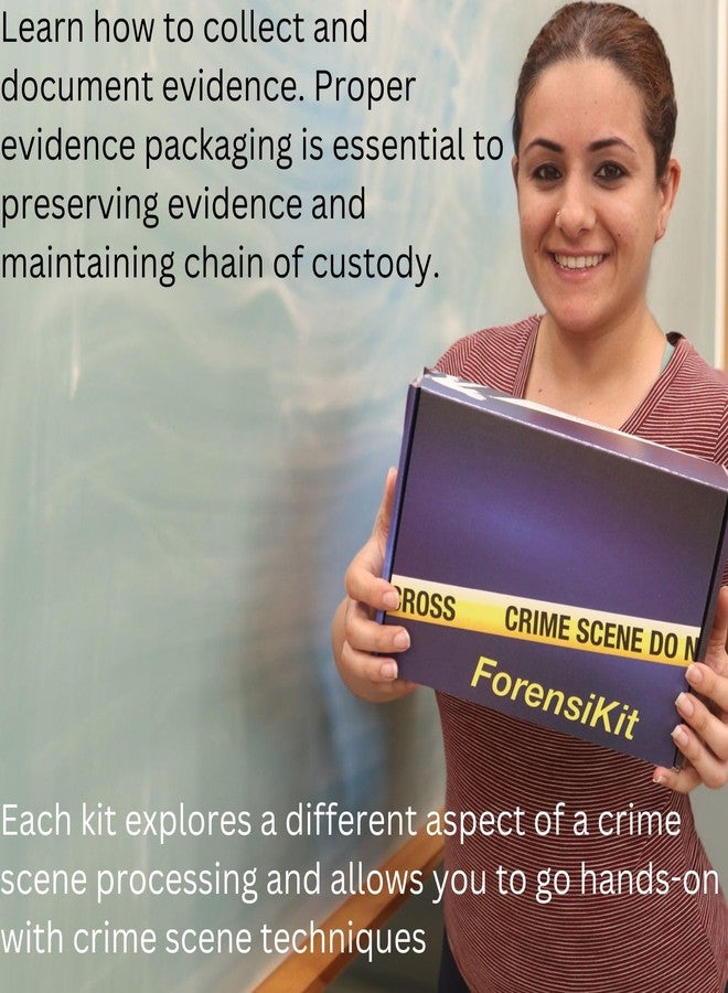 Crime Scene Evidence Packaging ForensiKit Explore Crime Scene Processing Techniques, Blue - Image 3