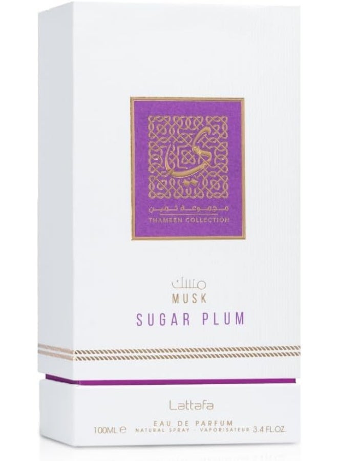 Lattafa Lattafa Thameen Collection Musk Sugar Plum Eau de Parfum for Women 100 ml - Image 4
