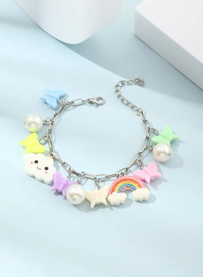 Take Two Girls Cloud Charm Bracelet