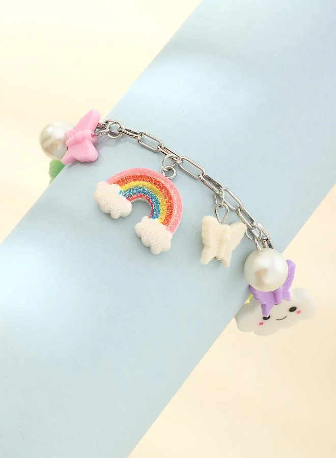 Take Two Girls Cloud Charm Bracelet