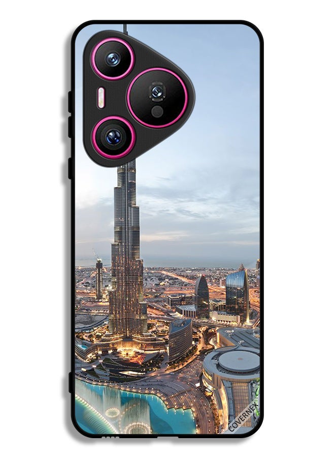 Covernex Huawei Pura 70 Protective Case Cover Beautiful View Of Downtown Dubai - Image 1
