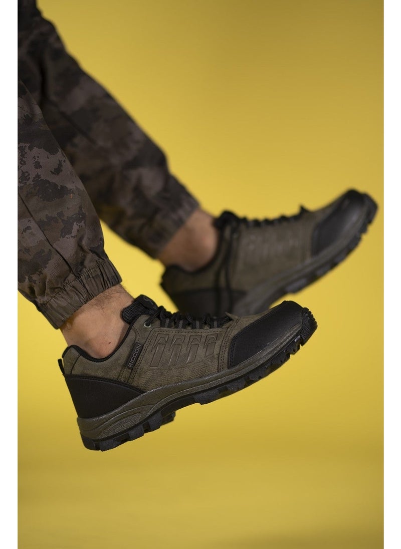 Riccon Khaki Unisex Trekking Shoes 0012X5  - Image 4