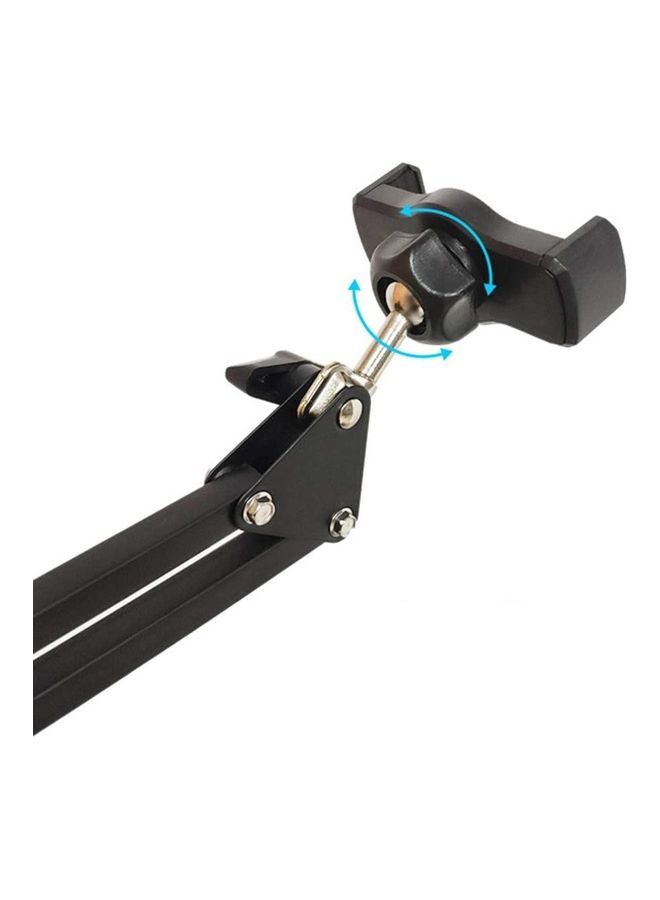 360 Degree Adjustable Phone Holder with Mount Clip black - Image 4