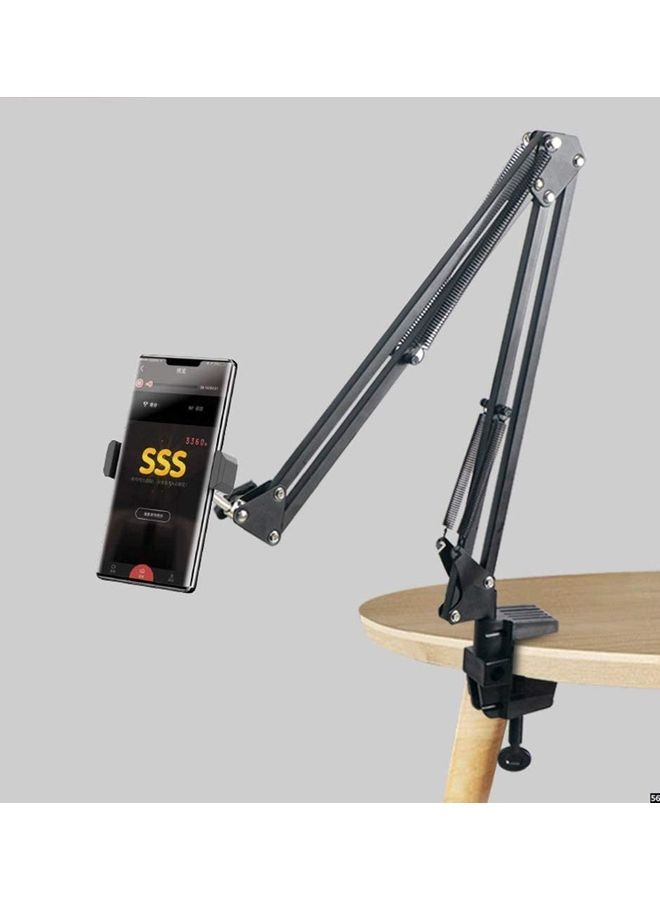 360 Degree Adjustable Phone Holder with Mount Clip black - Image 5