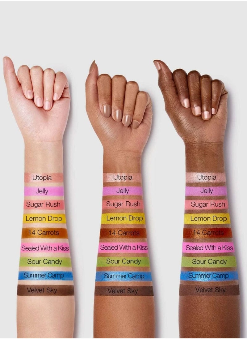 SHEGLAM Rainbow Revolution Palette 9-Clolor Metallic Shimmer Eyeshadow Palette 10g