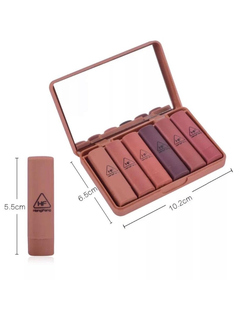Heng Fang 6-Piece Color Lipstick - Image 2