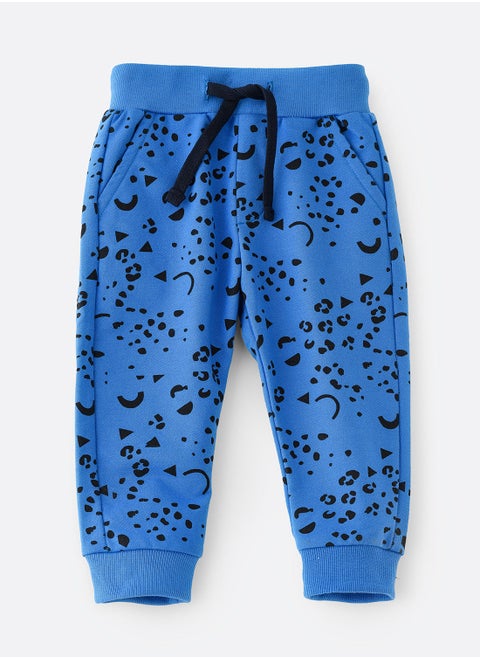 All over printed knitted jogger