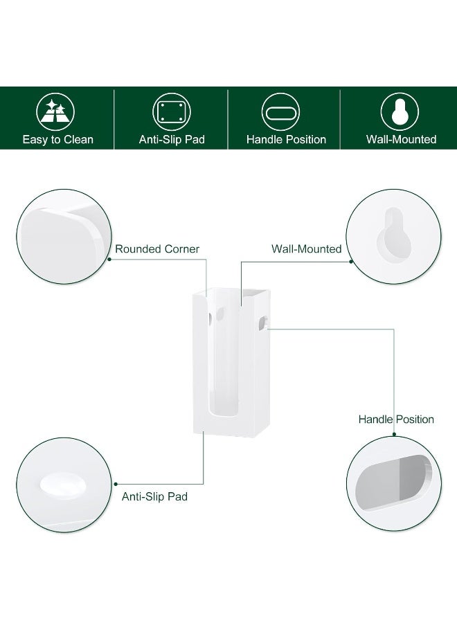 TPGP Disposable Coffee Cup Dispenser With Handles, Countertop Or Wall Mount Hot/Cold Drink Cup And Lid Holder - Bathroom/Kitchen/Office Acrylic Cup Lid Storage Organizer  - Image 3