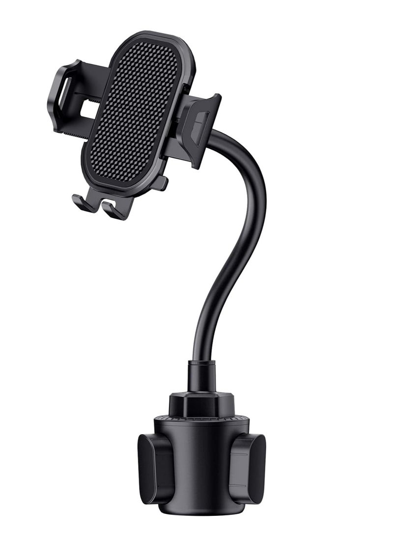 Zaboon Phone Holder for Car, Freely Adjustable Base, Mobile Phone Holder With Flexible Gooseneck, Universal Compatible With iPhone 11 Pro XS Max XR X 8, Samsung Galaxy S10 Plus S9 S8 S7 Note 10 - Image 1