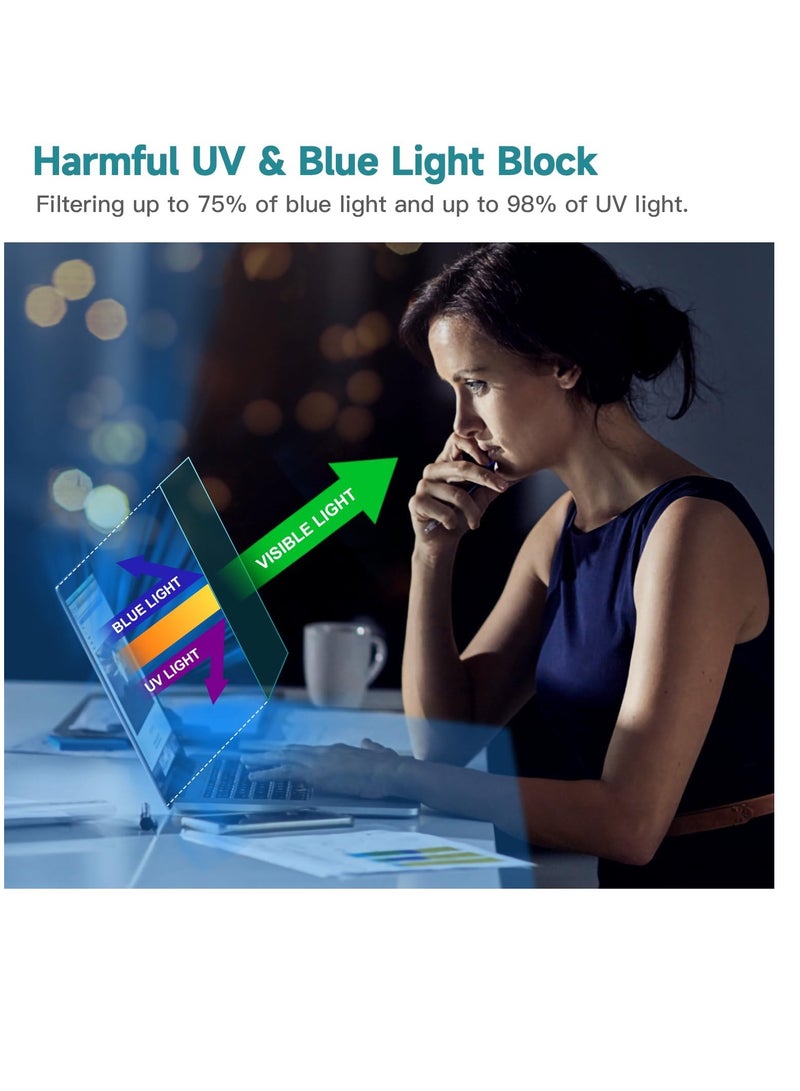 1Pack 13.3 inch Anti Blue Light Laptop Screen Protector, Anti Glare & Anti Scratch Screen Filter Compatible with 13” Lenovo/ASUS/Dell/HP/Acer/HP/SAMSUNG with 16:9 Aspect Ratio - Image 4