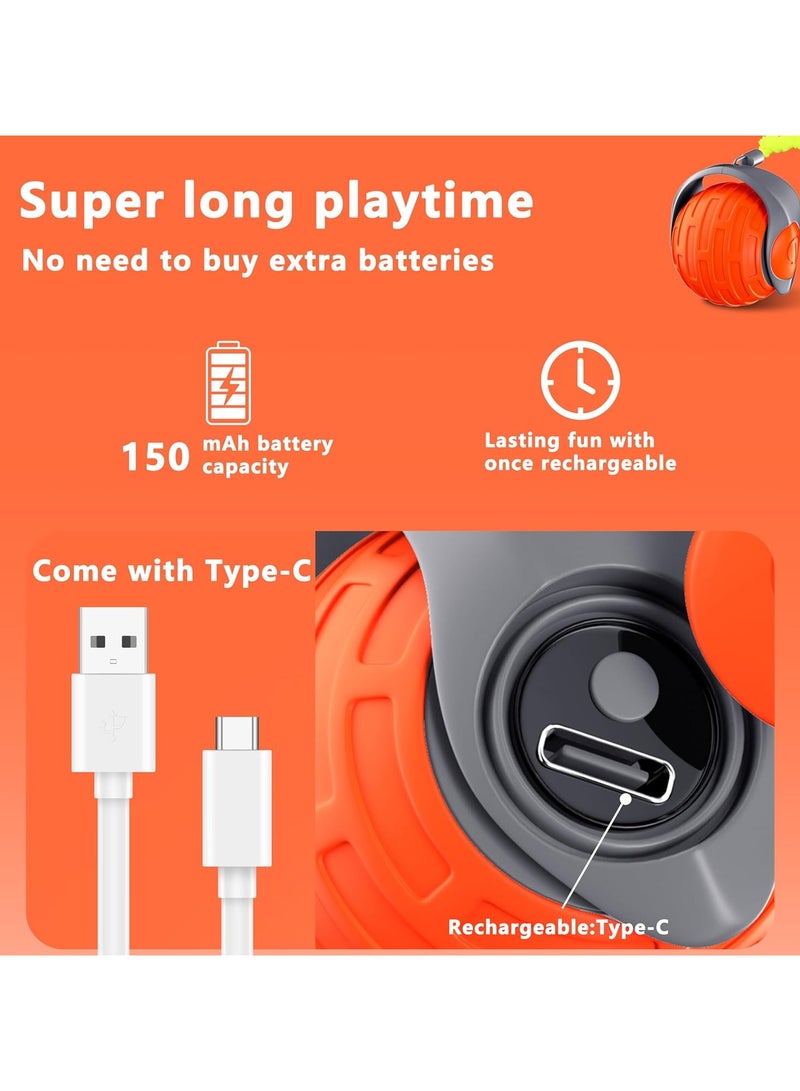 لعبة للقطط كرة تفاعلية للقطط التي تشعر بالملل في الاماكن المغلقة، قابلة للدوران التلقائي، مقاومة للسقوط وتجنب العوائق، وضعين للتعديل وذيل منفوش - Image 5