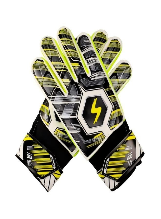 Generic Youth football gloves, children's football goalkeeper gloves, latex anti-collision, adult goalkeeper gloves, hand protection and anti-collision  - Image 1