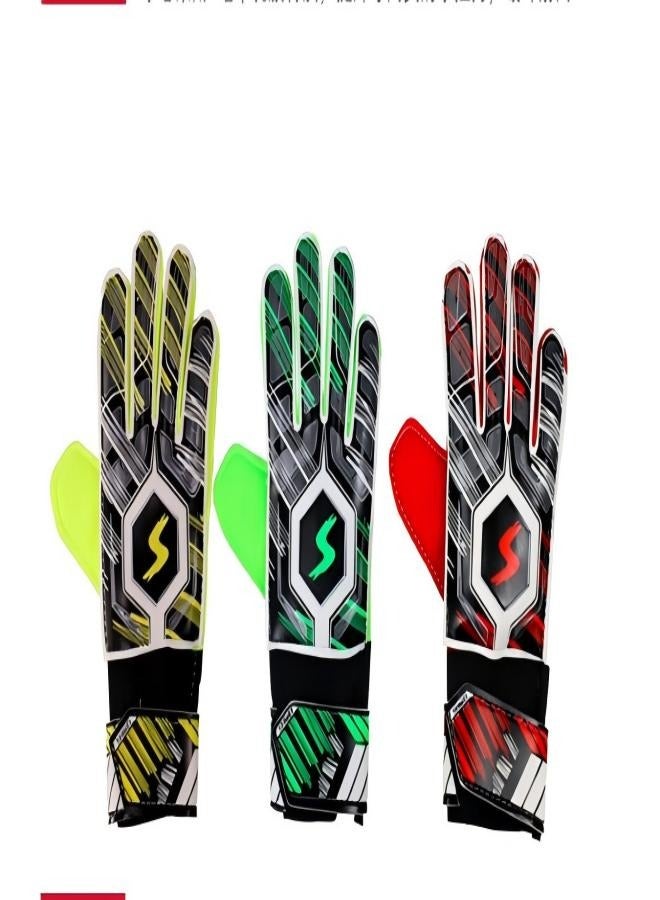 Generic Youth football gloves, children's football goalkeeper gloves, latex anti-collision, adult goalkeeper gloves, hand protection and anti-collision  - Image 2