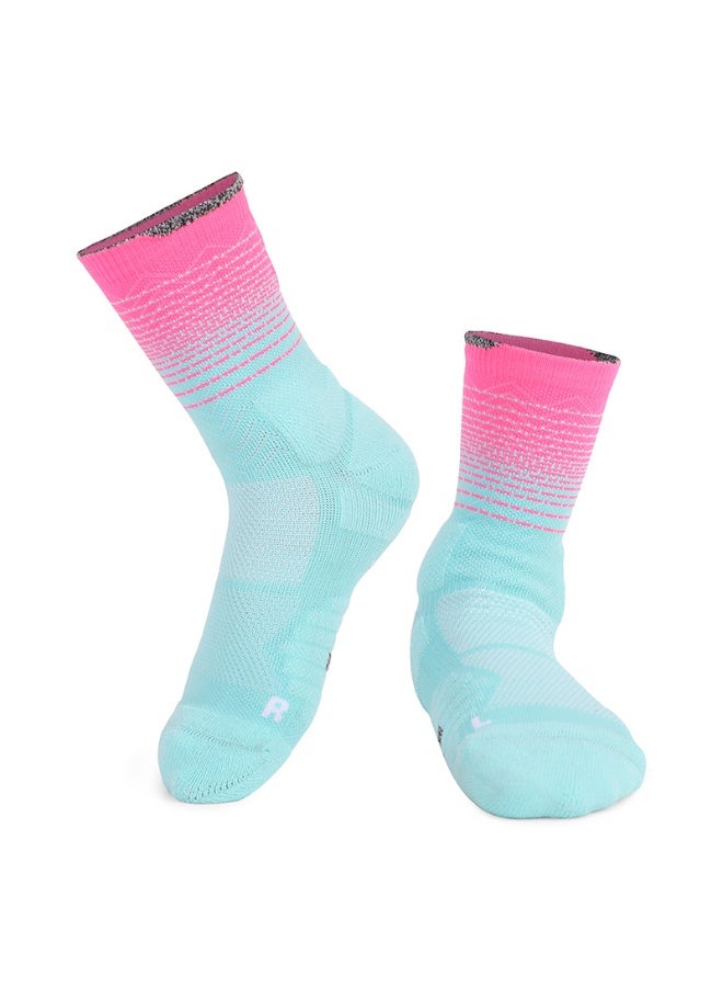 KUYING Fashion Anti Slip Breathable Sports Socks Three Piece Set