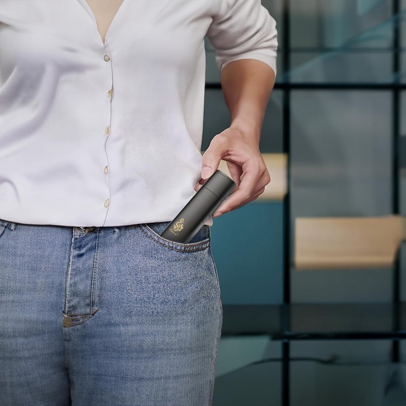 MF4-B27-B مبخرة شعر كهربائية محمولة مع منفذ USB، أسود - Image 4