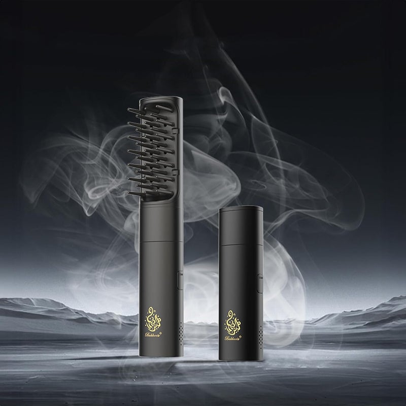 MF4-B27-B مبخرة شعر كهربائية محمولة مع منفذ USB، أسود - Image 1