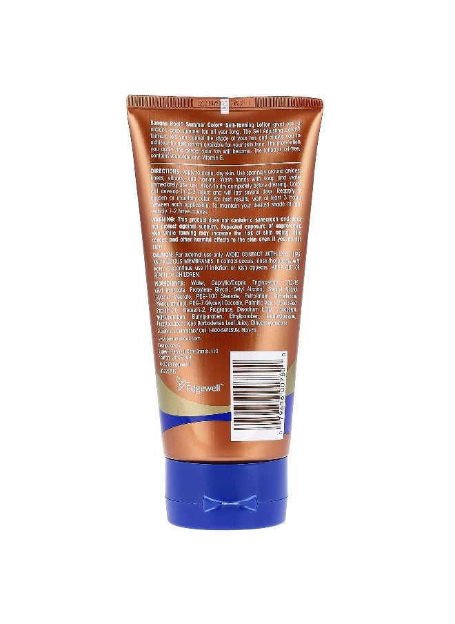 BANANA BOAT Banana Boat, Summer Color®, Self Tanning Lotion, Light Medium Color, 6 fl oz (177 ml)  - Image 2