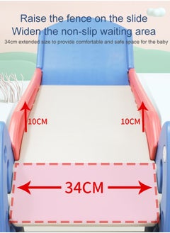 XIANGYU Rocket Shape Mini Indoor Plastic Foldable Stair Slide kids Playground Equipment Baby Toys Basketball Hoop  - Image 4