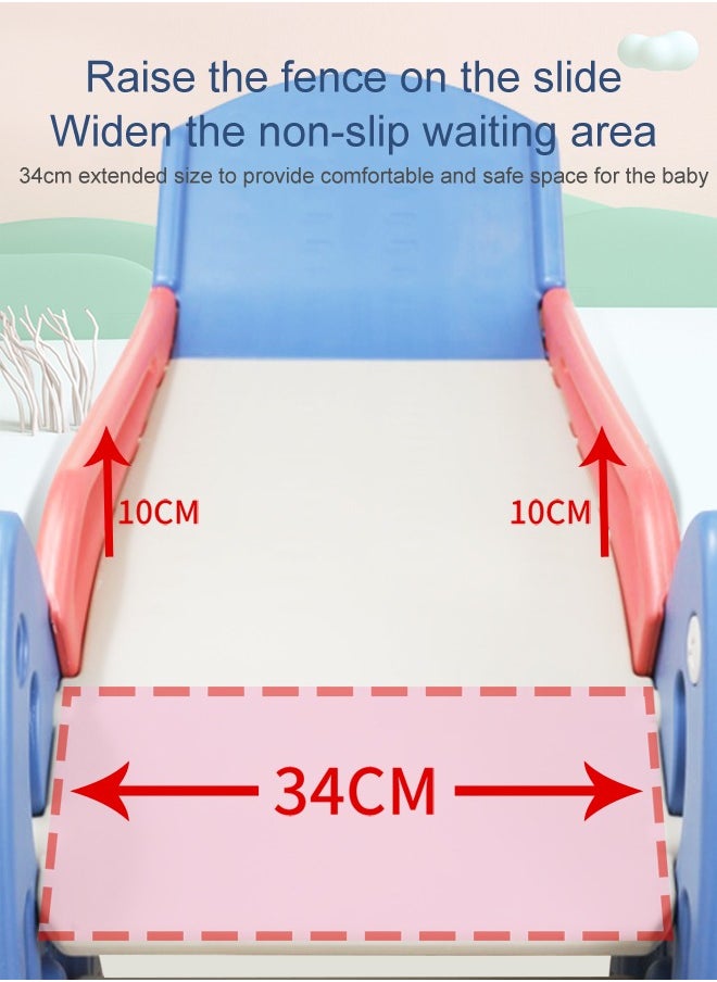 XIANGYU Rocket Shape Mini Indoor Plastic Foldable Stair Slide kids Playground Equipment Baby Toys Basketball Hoop  - Image 4