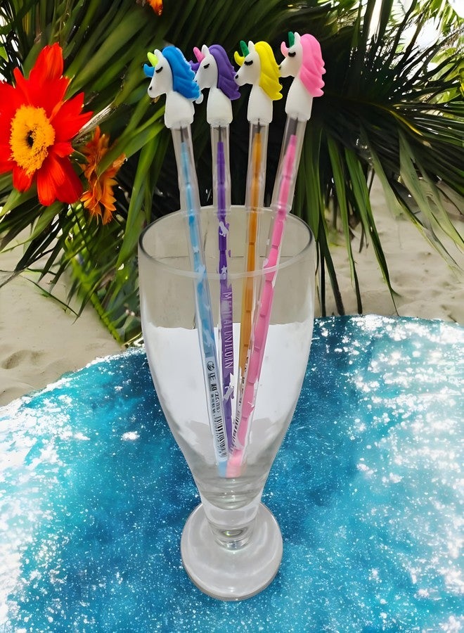 Radiance™ Unicorn Cartoon Pack of 12 Mechanical Pencils for Kids | HB Lead | School Supplies & Writing Stationery Set, Perfect for Return Gifts & Party Favors - Image 3