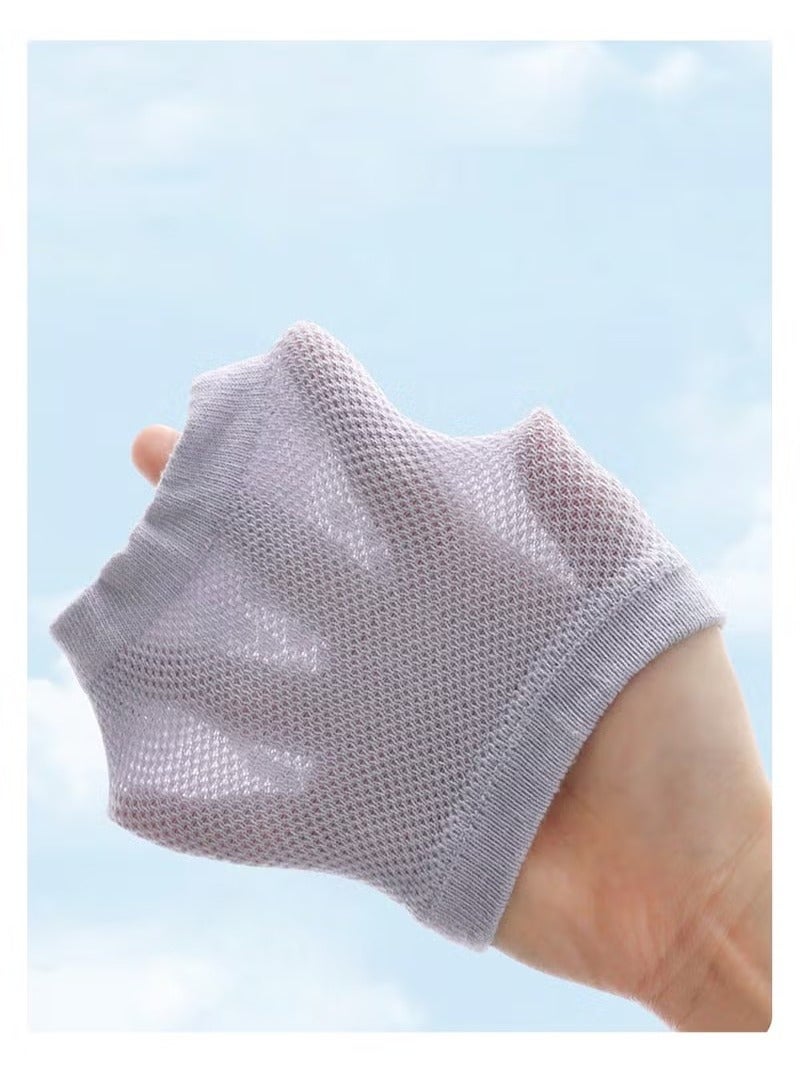 Unewshi 5 Pairs Baby Knee Pads for Crawling, Breathable Summer Baby Crawling Knee Pads, Anti Slip Adjustable Knee Pads, High Elastic Soft Baby Knee Protectors, Leg Warmers for Baby Toddler Girls Boys - Image 3