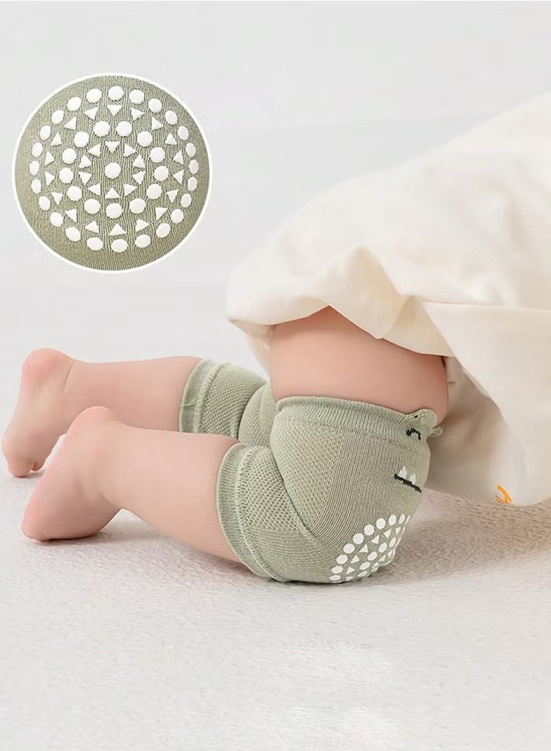 Unewshi 5 Pairs Baby Knee Pads for Crawling, Breathable Summer Baby Crawling Knee Pads, Anti Slip Adjustable Knee Pads, High Elastic Soft Baby Knee Protectors, Leg Warmers for Baby Toddler Girls Boys - Image 4