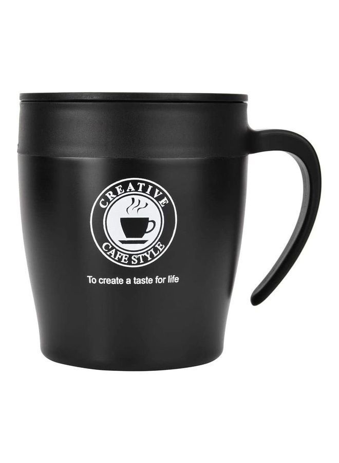 NIBEMINENT Stainless Steel Insulated Coffee Mug Black - Image 1